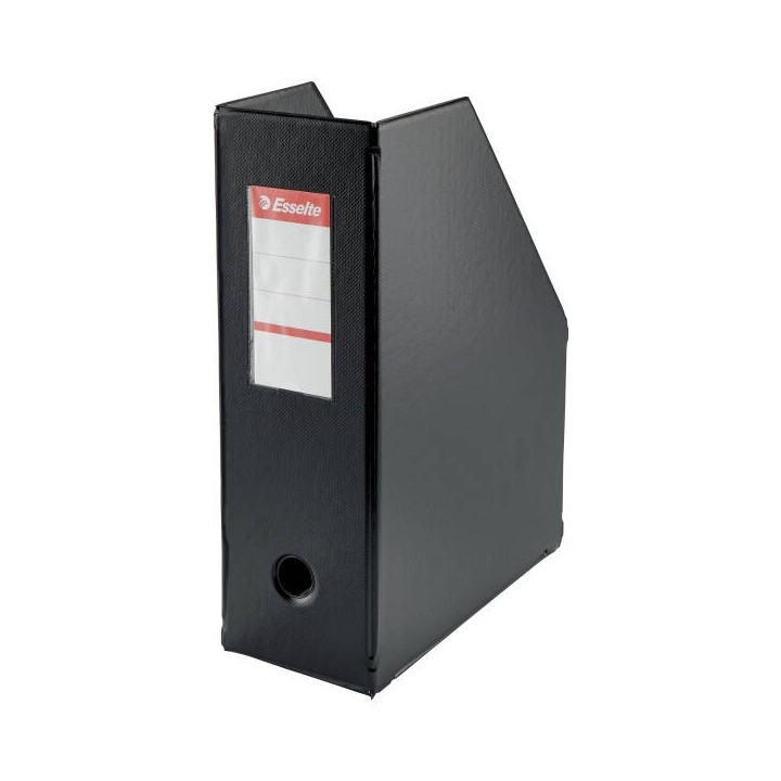 POJEMNIK NA CZASOPISMA SKŁADANY 242X100X318MM ESSELTE SKŁADANY 56077 CZARNY