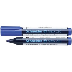 MARKER SUCHOŚCIERALNY SCHNEIDER MAXX 290 NIEBIESKI OKRĄGŁA 2-3MM