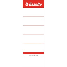 ETYKIETY DO SEGREGATORA WSUWANE 50X158MM ESSELTE 81080 BIAŁY 100SZT