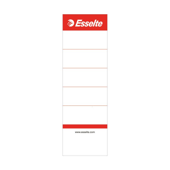 ETYKIETY DO SEGREGATORA WSUWANE 50X158MM ESSELTE 81080 BIAŁY 100SZT