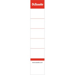 ETYKIETY DO SEGREGATORA WSUWANE 30X158MM ESSELTE 81081 BIAŁY 100SZT