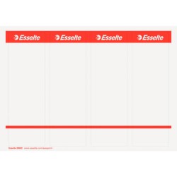 ETYKIETY DO SEGREGATORA SAMOPRZYLEPNE 59X192MM ESSELTE 20822 BIAŁY 10ARK*4SZT