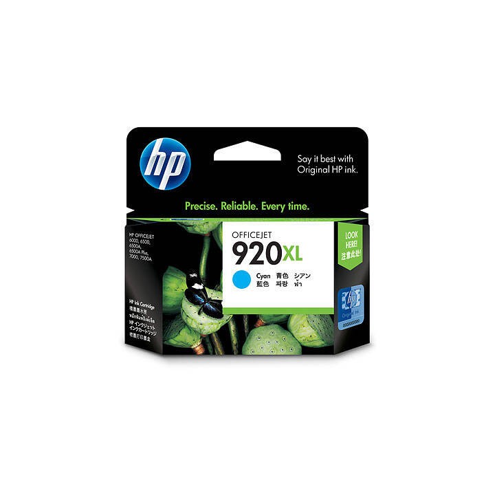 TUSZ ORYGINALNY HP920XL CD972AE CYAN 6 ML PO TERMINIE