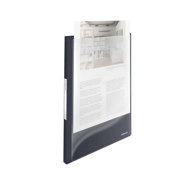 ALBUM OFERTOWY A4 ESSELTE VIVIDA PANORAMA 624012 CZARNY PP 0.36 MM 40 KOSZULEK