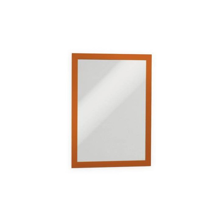 RAMKA SAMOPRZYLEPNA A4 DURABLE DURAFRAME 487209 POMARAŃCZOWA 2SZT
