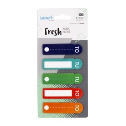 ZAKŁADKI INDEKSUJĄCE SMART PET FRESH 12x45mm 5x25szt TOTU