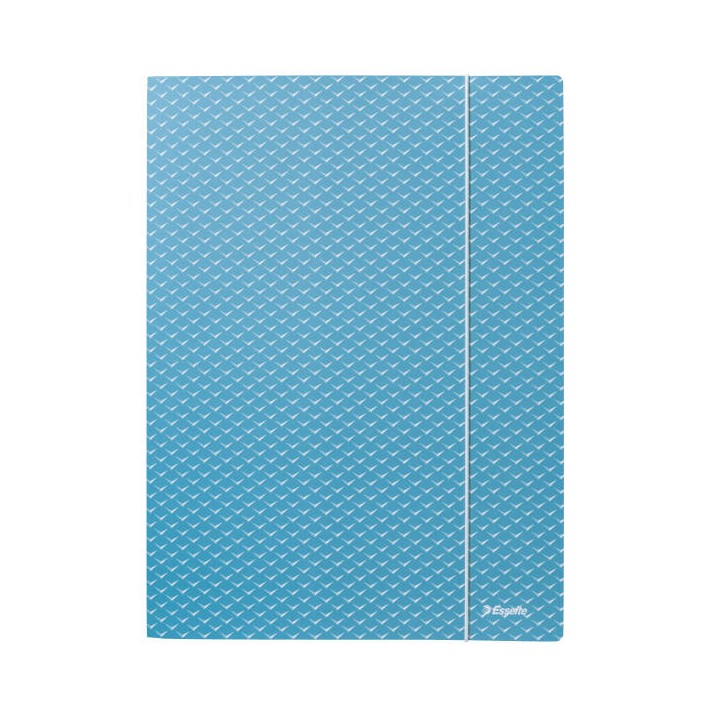 TECZKA Z GUMKĄ A4 ESSELTE COLOUR'BREEZE 628492 NIEBIESKI KARTON