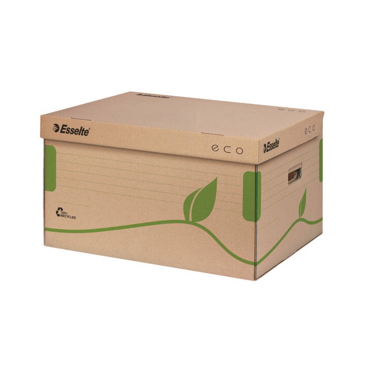 PUDŁO ARCHIWIZACYJNE 439X242X345MM ESSELTE ECO 623918 SIARCZANOWY