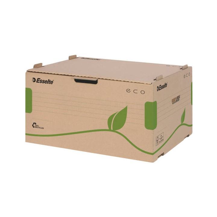 PUDŁO ARCHIWIZACYJNE 439X259X340MM ESSELTE ECO 623919 SIARCZANOWY