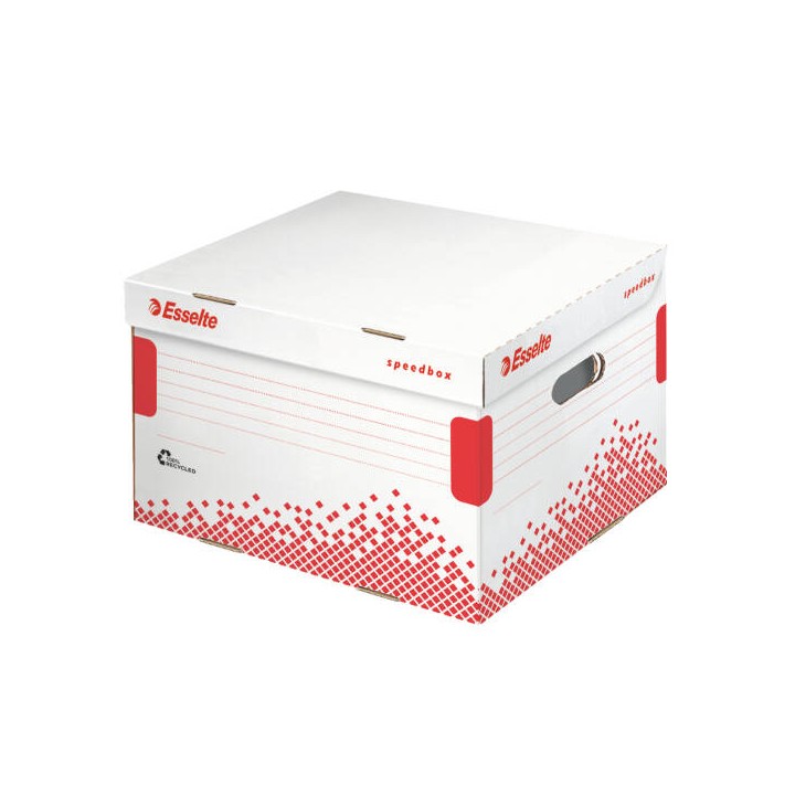 PUDŁO ARCHIWIZACYJNE 367X263X325MM ESSELTE SPEEDBOX 623912 BIAŁY