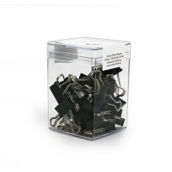 KLIPY 19MM VICTORY OFFICE PRODUCTS 1196H36 LAKIEROWANE NA CZARNO 36SZT