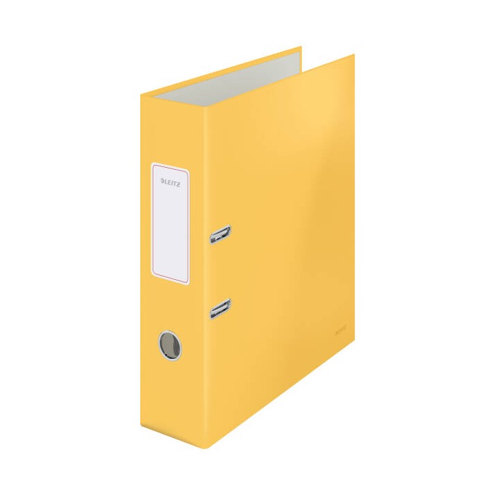 SEGREGATOR A4 LEITZ 180° COSY SOFT TOUCH 80 MM 10610019 CIEPŁY ŻÓŁTY