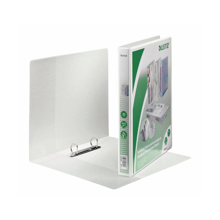 SEGREGATOR OFERTOWY A4 MAXI PP LEITZ 38 MM 42780001 BIAŁY 2-RINGOWY