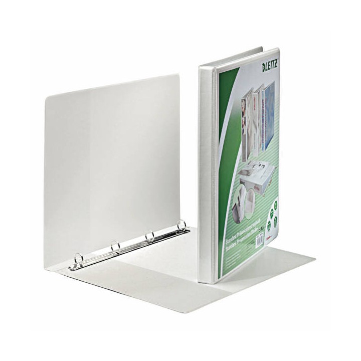 SEGREGATOR OFERTOWY A4 MAXI PP LEITZ 30 MM 42820001 BIAŁY 4-RINGOWY