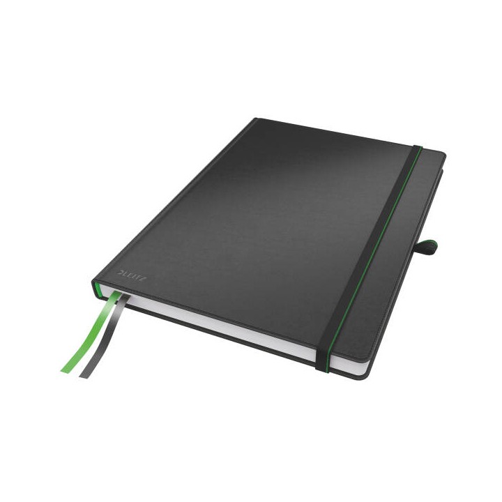 NOTATNIK A4 LEITZ COMPLETE 44710095 CZARNY W KRATKĘ TWARDA OPRAWA 80 KARTEK