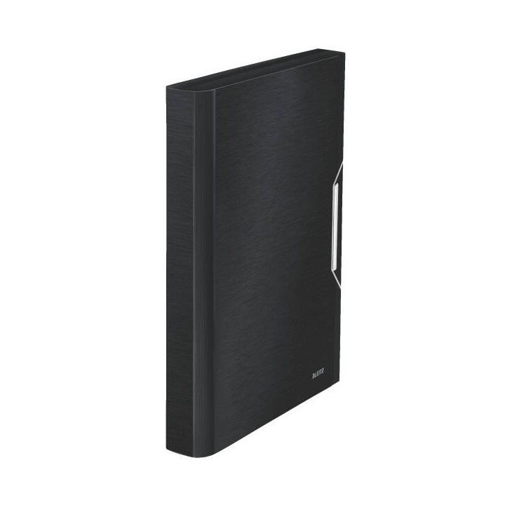 TECZKA SEGREGUJĄCA A4 LEITZ STYLE 39570094 SATYNOWA CZERŃ 6 PRZEGRÓDEK