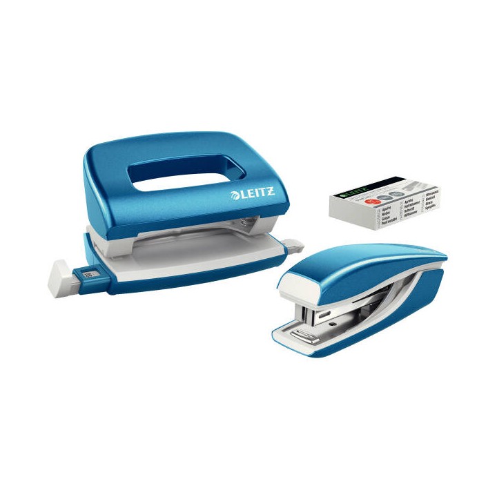ZESTAW MINI ZSZYWACZ I DZIURKACZ LEITZ NEXXT WOW 55612036 NIEBIESKI