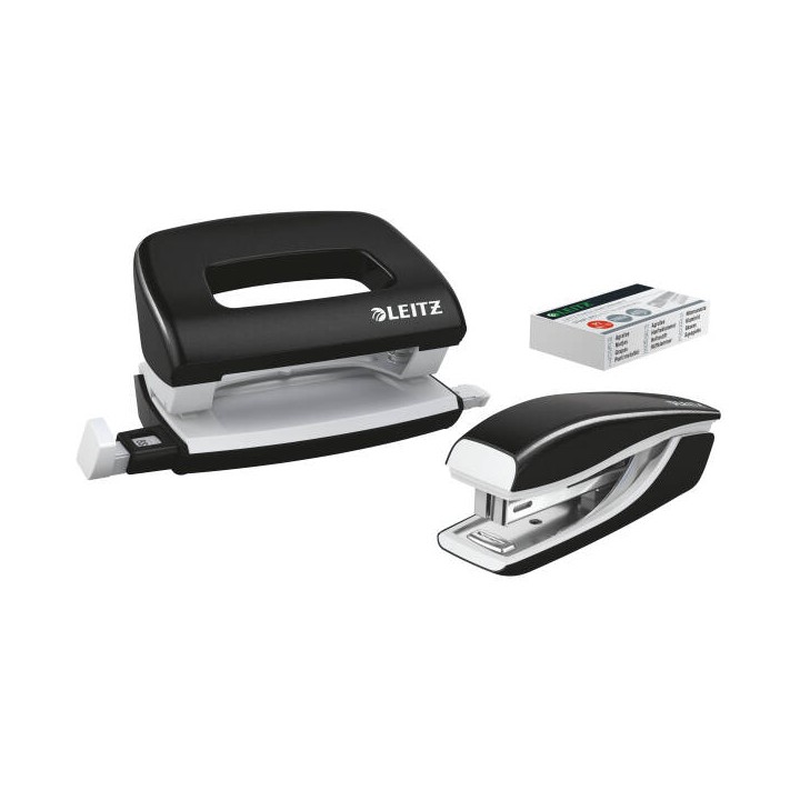 ZESTAW MINI ZSZYWACZ I DZIURKACZ LEITZ NEXXT WOW 55612095 CZARNY