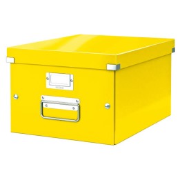 PUDEŁKO DO PRZECHOWYWANIA 281X370X200MM LEITZ CLICK & STORE WOW 60440016 ŻÓŁTY