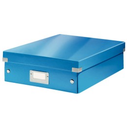 PUDEŁKO DO PRZECHOWYWANIA 281X370X100MM LEITZ CLICK & STORE WOW 60580036 NIEBIESKI