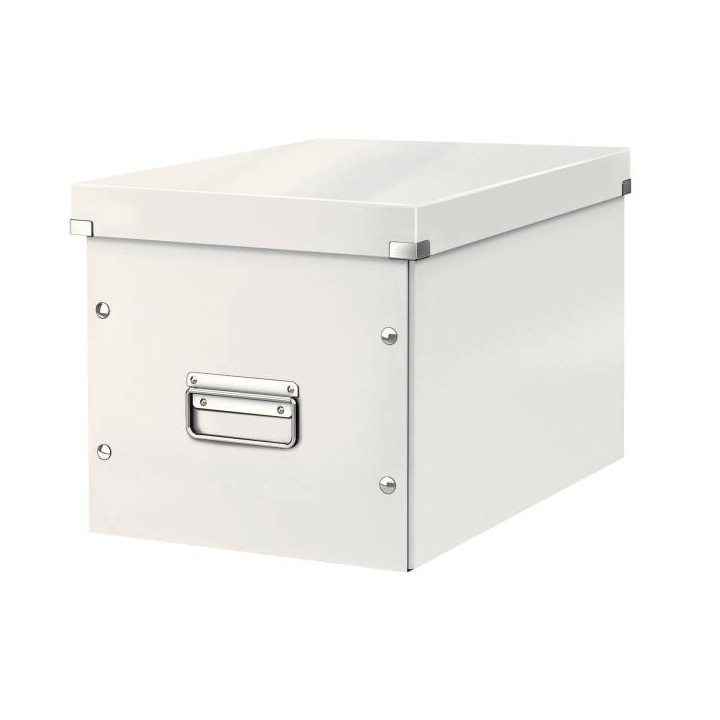 PUDŁO DO PRZECHOWYWANIA 320X360X310MM LEITZ CLICK & STORE WOW CUBE 61080001 BIAŁY