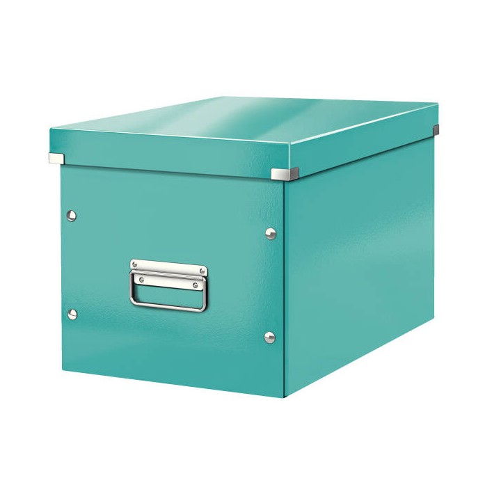 PUDŁO DO PRZECHOWYWANIA 320X360X310MM LEITZ CLICK & STORE WOW CUBE 61080051 TURKUSOWY