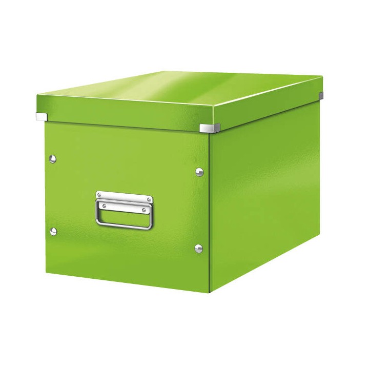 PUDŁO DO PRZECHOWYWANIA 320X360X310MM LEITZ CLICK & STORE WOW CUBE 61080054 ZIELONY