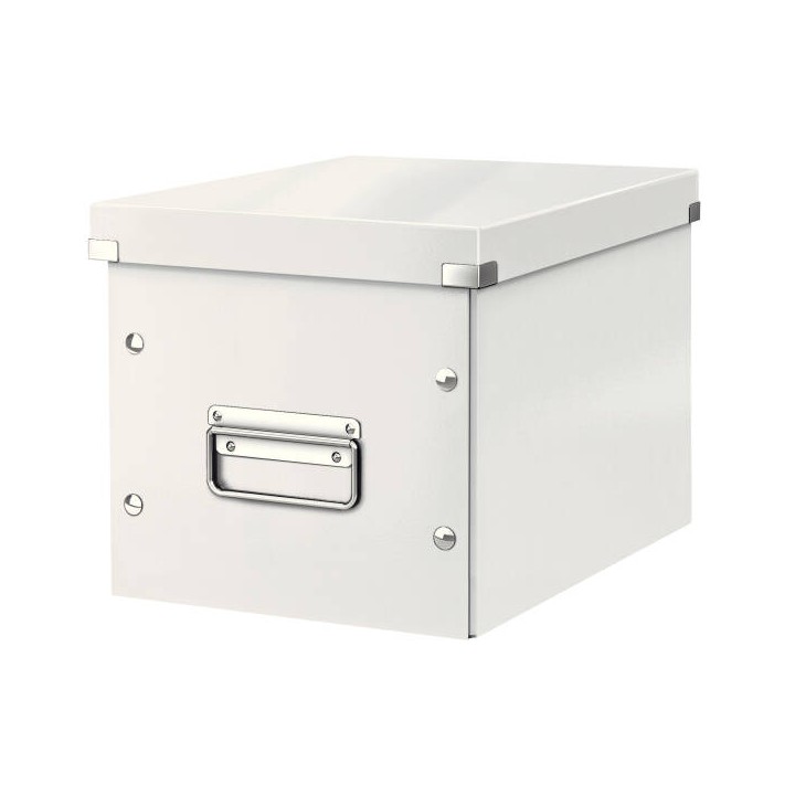 PUDŁO DO PRZECHOWYWANIA 260X260X240MM LEITZ CLICK & STORE WOW CUBE 61090001 BIAŁY