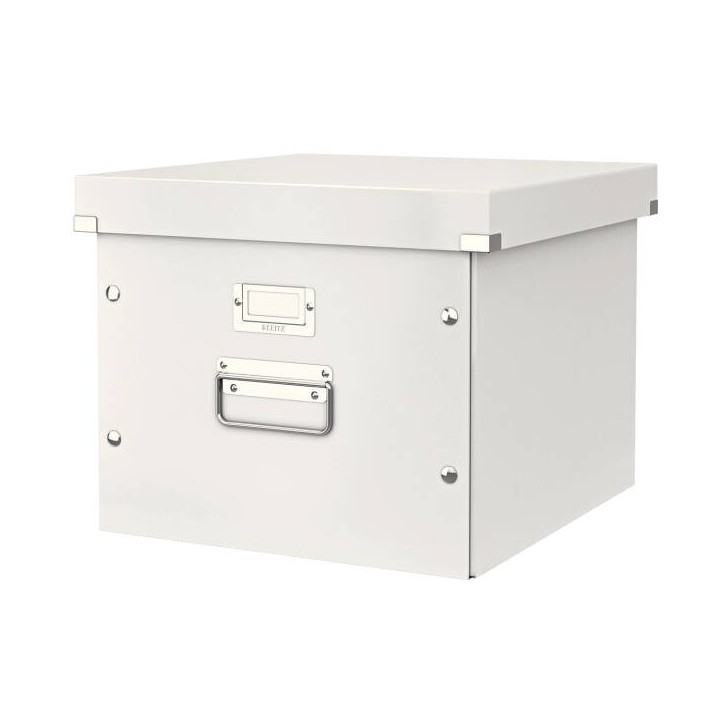 PUDŁO SKŁADANE 357X367X285MM LEITZ CLICK & STORE WOW NA TECZKI ZAWIESZANE 60460001 BIAŁY