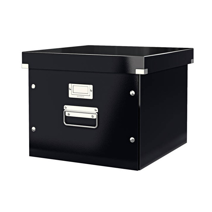 PUDŁO SKŁADANE 357X367X285MM LEITZ CLICK & STORE WOW NA TECZKI ZAWIESZANE 60460095 CZARNY