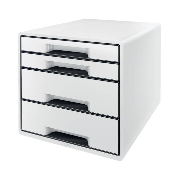 POJEMNIK Z SZUFLADAMI 287X363X270MM LEITZ WOW CUBE 52521001 CZARNY 4 SZUFLADY