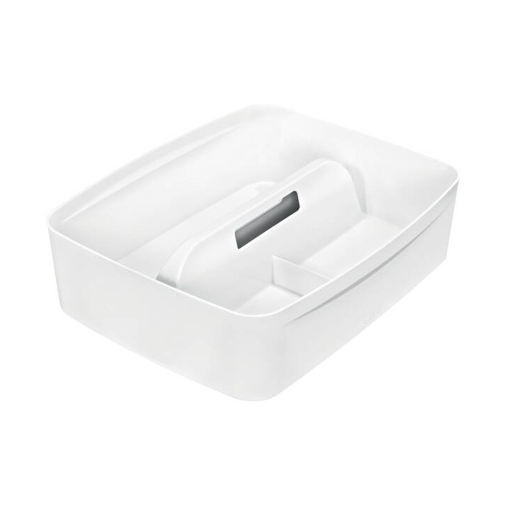 ORGANIZER 307X375X101MM LEITZ MYBOX Z UCHWYTEM Z UCHWYTEM 53220001 BIAŁY