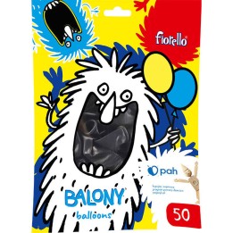BALONY 10" FIORELLO 170-2629 METALICZNY CZARNY 50SZT