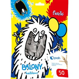 BALONY 10" FIORELLO 170-2631 MATALICZNY SREBRNY 50SZT
