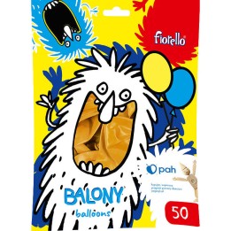 BALONY 12" FIORELLO 170-2635 METALICZNY ZŁOTY 50SZT