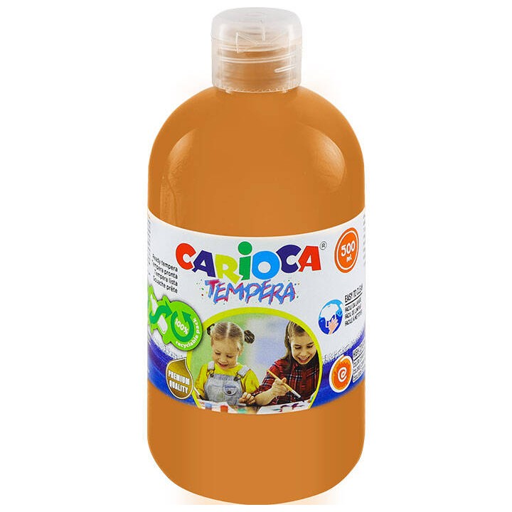 FARBA TEMPERA CARIOCA 40427/07 170-2736 500ML BRĄZ JASNY