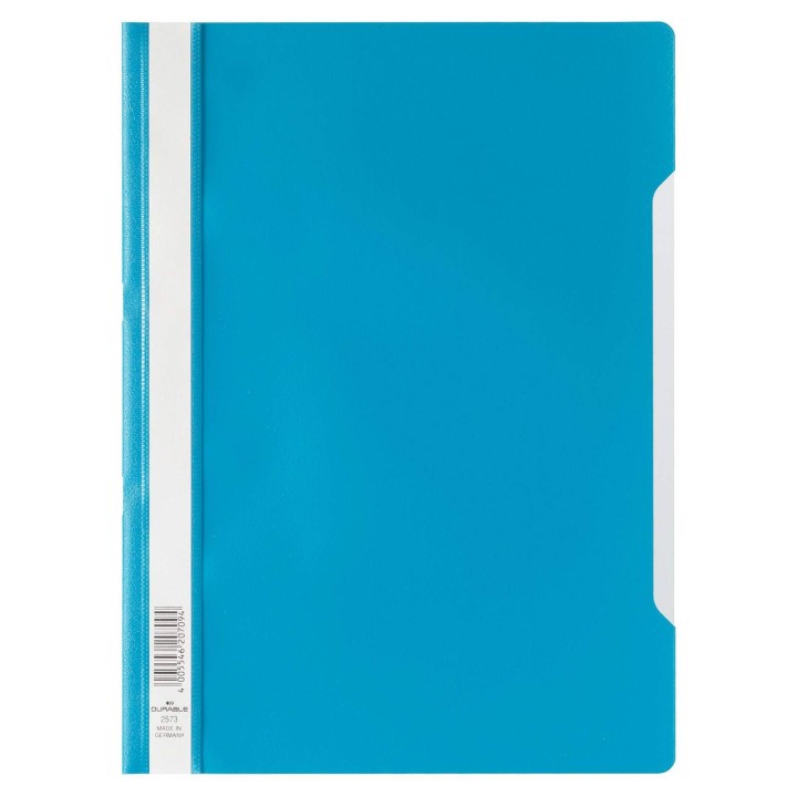 SKOROSZYT A4 DURABLE 257306 NIEBIESKI PLASTIKOWY PP 50SZT