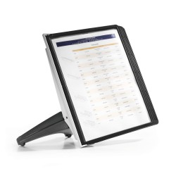 SYSTEM PREZENTACYJNY Z 5 PANELAMI A4 DURABLE SHERPA SOHO TABLE 554001 CZARNY