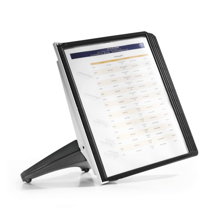 SYSTEM PREZENTACYJNY Z 5 PANELAMI A4 DURABLE SHERPA SOHO TABLE 554001 CZARNY