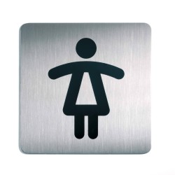 PIKTOGRAM WC DLA PAŃ 150X150 MM DURABLE PICTO 495623