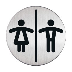 PIKTOGRAM WC DLA PAN I PANÓW 83 MM DURABLE PICTO 492023