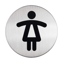 PIKTOGRAM WC DLA PAŃ 83 MM DURABLE PICTO 490423