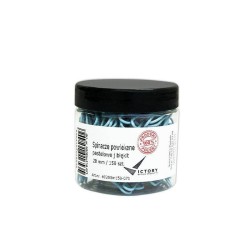 SPINACZE OKRĄGŁE 28MM VICTORY OFFICE PRODUCTS 6028SM150-071 PASTELOWE JASNONIEBIESKIE METALOWEPOWLEKANE W SŁOIKU MAŁYM 150SZT