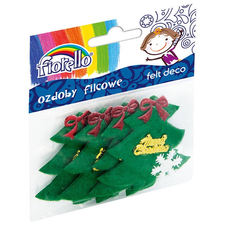 OZDOBY FILCOWE FIORELLO GR-CH303 CHOINKA 170-2459 4SZT