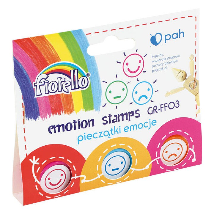 PIECZĄTKI OKRĄGŁA FIORELLO GR-FF03 EMOCJE 170-2606 3SZT