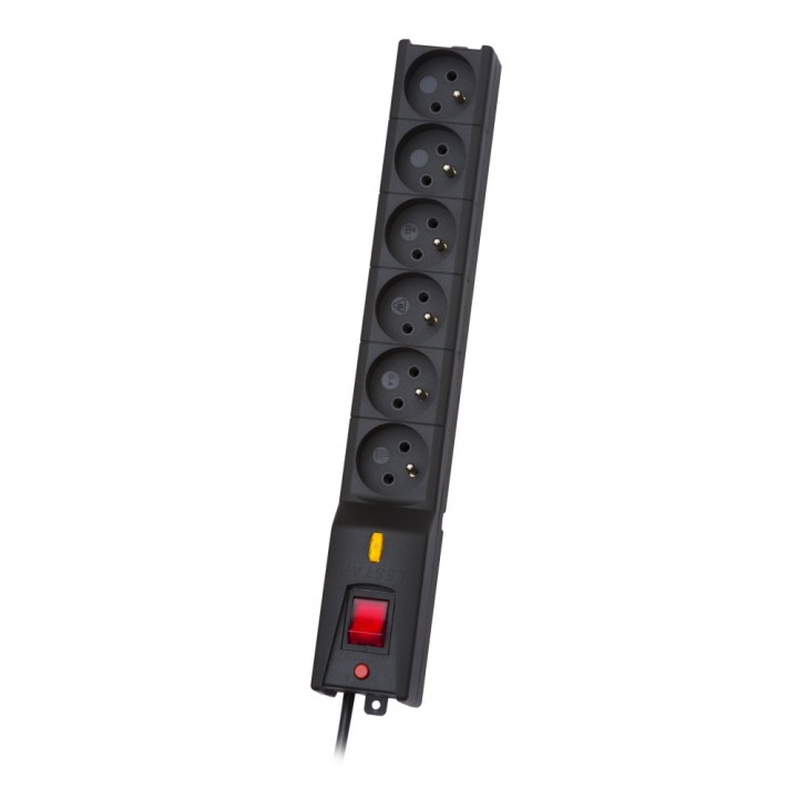 LESTAR LISTWA PRZECIWPRZEPIĘCIOWA LX 610, 1L, 5,0M, CZARNA