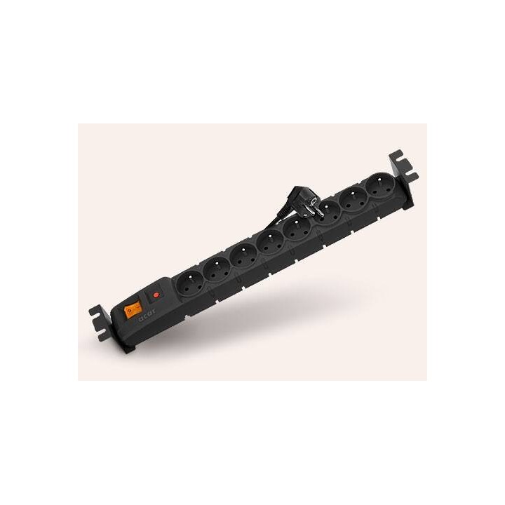 ACAR LISTWA ZASILAJĄCA S8 FA RACK 3M-8 GNIAZD