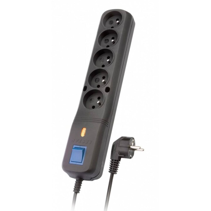 LESTAR LISTWA PRZECIWPRZEPIĘCIOWA LV-530W, 1L, 2.5M, CZARNA