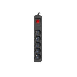 ARMAC LISTWA ZASILAJĄCA R5 3M 5X230V PL 10A CZARNA