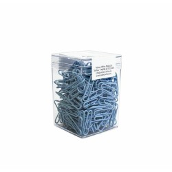 SPINACZE OKRĄGŁE 28MM VICTORY OFFICE PRODUCTS 60286H300-073 PASTELOWE CIEMNONIEBIESKIE METALOWE POWLEKANE W POJEMNIKU PLASTIKOWY